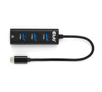 CLUB3D CSV-1549 hub & concentrateur USB Type-C 5000 Mbit/s Noir