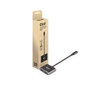 CLUB3D CSV-1552 Adaptateur Graphique USB - Sorties HDMI et DisplayPort, 3840x2160, HDCP 2.2, Windows & macOS, 62x59x15.2mm