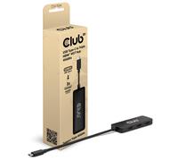 CLUB3D CSV-1554 hub & concentrateur USB Type-C Noir