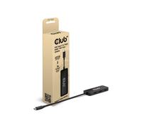 CLUB3D CSV-1554 Hub USB Type-C vers 3x HDMI 8K Ultra HD 7680x4320 144Hz HDCP 2.2, DisplayPort Alternate Mode, compatible Windows/macOS/ChromeOS, 53g