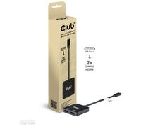 CLUB3D CSV-1558 répartiteur vidéo USB Type-C 2x HDMI