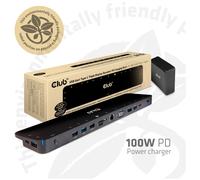 CLUB3D CSV-1564W100 station d'accueil USB 3.2 Gen 1 (3.1 Gen 1) Type-C Noir