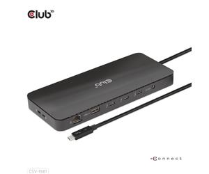 CLUB3D CSV-1581 station d'accueil Thunderbolt 4 Noir