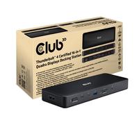 CLUB3D CSV-1583 station d'accueil Avec fil Thunderbolt 4 Noir