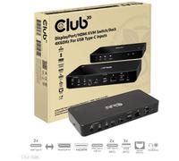 CLUB3D CSV-1585 commutateur écran, clavier et souris Noir