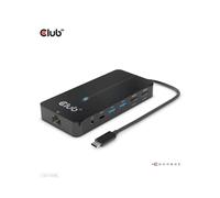 CLUB3D CSV-1595 Dock USB 3.2 Gen 1 Type-C, Power Delivery 100W, 2x HDMI 4K 60Hz, Ethernet Gigabit, 2x USB-A, USB-C, Audio, Compatible Windows/macOS