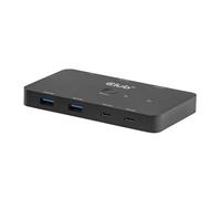 Club3D Commutateur KVM CSV-2512 Double USB-C vers HDMI PD3.0 100 W 4K60 Hz