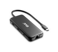 Club3D CSV-2551 8-1 Station d'accueil Portable USB Type-C® 10 Gbit/s vers HDMI™ et DisplayPort™ 8K30Hz PD Max.100 W