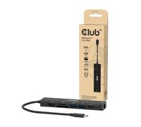 Club3D CSV-2553 Hub USB C® 7 en 1 => HDMI™4K60Hz/SD-TF, 2X USB A/USB C PD/RJ45