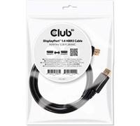 Club3D Câble DisplayPort CAC-2067 – mâle/mâle 1,00 m 1.4 HBR3 8K 60Hz noir ignifuge