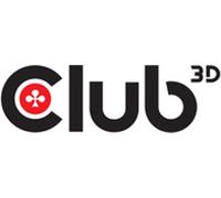 CLUB3D DISPLAYPORT MALE TO DISPLAYPORT 1.4 FEMALE 90 DEGREE ANGLED ADAPTER 4K120HZ M/F - Adaptateur