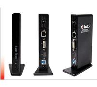 Club3D Dockingstation USB3 ->4xUSB2/2xUSB3/HDMI/DVI noir détail