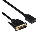 CLUB3D DVI to HDMI 1.4 Cable M/F 2m/6.56ft Bidirectional