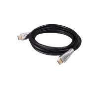 club3D HDMI Câble de raccordement Fiche mâle HDMI-A, Fiche mâle HDMI-A 3.00 m Noir CAC-1310 gainé Câble HDMI