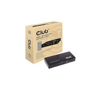 CLUB3D HDMI 2.0 UHD SwitchBox 4 Ports - Répartiteurs vidéo (HDMI, Cuivre, 4096 x 2160 Pixels, 60 Hz, Noir, 1 A)