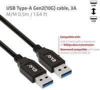 Club3D Kabel USB Typ-A Gen2 0,5m 10 Gbps St/St détail