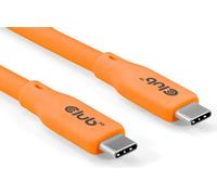 Club3D Lifestyle USB-C Kabel PD 240W,20Gbps 2m orangeSt/St retail