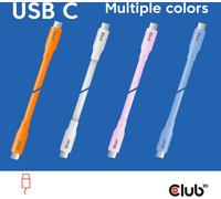 Club3D Lifestyle USB-C Kabel PD 240W,20Gbps 2m weiß St/St retail