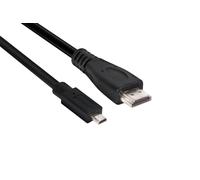 CLUB3D Micro HDMI™ to HDMI™ 2.0 4K60Hz Cable 1M / 3.28Ft