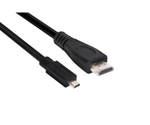 CLUB3D Micro HDMI™ to HDMI™ 2.0 4K60Hz Cable 1M / 3.28Ft