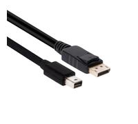 CLUB3D MiniDisplayPort vers DisplayPort 1.2 Câble mâle/mâle 2 mètres 4K60Hz
