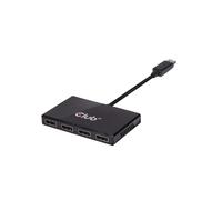 club3D CSV-6400 DisplayPort Adaptateur [1x DisplayPort mâle - 4x DisplayPort femelle] noir