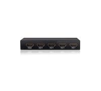 CLUB3D SwitchBox HDMI 2.0a UHD 4 Ports, 4K 60Hz, Boîtier Métal Noir, Télécommande, HDCP, Compatible Windows 10/macOS, CSV-1370
