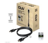 CLUB3D Ultra High Speed HDMI 4K120Hz, 8K60Hz Certified Cable 48Gbps M/M 2 m / 6.56 ft