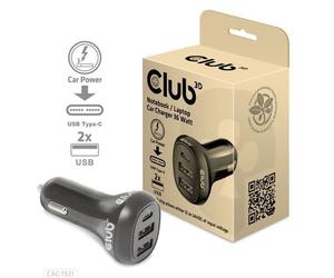 CLUB3D USB KFZ-Ladegerät 1xUSB C 2xUSB A 36W 12/24V retail
