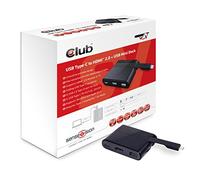 CLUB3D USB Type-C to HDMI™ 2.0 + USB 2.0 + USB Type-C Charging Mini Dock