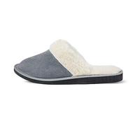 CLUB4BRANDS Pantoufles Relaxantes et Confortables pour Femme en Velours Lisse et Chaud Doublé de Laine - Chaussures D'intérieur avec Design dos nu pour un Accès Facile (Femme - 37 EUR)