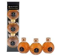 CLUBHOUSE - Coffret 3 Minis Balles de Golf O.S.A - Blended Whisky Écossais - 40% Alcool - Origine : Écosse - Notes fruitées & poivrées - A servir sur glace ou en cocktail - Coffret de 4x5 cl