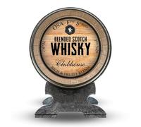 CLUBHOUSE - Whisky Barrel O.S.A. - Blended Whisky Écossais - 40% Alcool - Origine : Ecosse - Notes de Vanille & Citron - A servir sur glace ou en cocktail - 70 cl