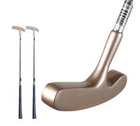 Clubs de golf junior pour enfants - Club de golf double face - 63,5 cm, 68,6 cm, 73,7 cm - Pour 3 à 12 enfants (rose, 5 à 8 ans - Tête dorée)