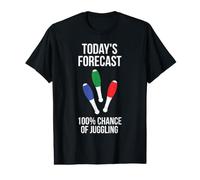 Clubs de jonglage, Jongleur, 100% de Chance de Jongler T-Shirt Graphique avec Valeur