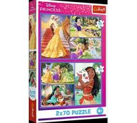 CLUBS PUZZLE 2x70 Jours de conte de fées /Disney Princ. 34440