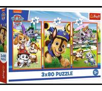 CLUBS PUZZLE 3x80 Pack Chien / Paw Patrol 34886