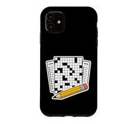 Clue Grid Ready Mots Croisés Crayon Coque pour iPhone 11