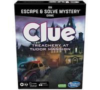 Hasbro Gaming Cluedo Treachery at Tudor Mansion, an Escape & Solve Mystery Game, Coopératif Family Game, Mystery Games for 10+, 1 à 6 Joueurs, Multicolore L
