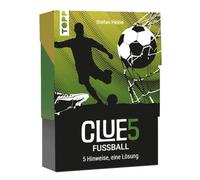 CLUE5#Fußball. 5 Hinweise, nur Eine Lösung. Das Trend-Quiz für Deine Tasche: Errate 50 Spieler, Clubs und legendäre Partien, Die Alle Fußball-Fans kennen müssen. Wie Viele Hinweise brauchst du?