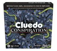 Hasbro Gaming Cluedo Conspiration, Jeu de Mystère, Jeux de Société pour Ados et Adultes, 4 à 10 Joueurs, Jeu de mystère et d'Énigme Multijoueur avec Rôles Secrets
