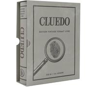 Cluedo édition vintage - Format livre - Jeu de société - MEGABLEU - Dès 8 ans