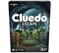 Cluedo Escape : l'exposition mondiale, jeu de salle d'évasion passionnant pour adultes et adolescents, jeu de détective et d'énigmes, jeu de plateau de Noël pour des soirées passionnantes en famille