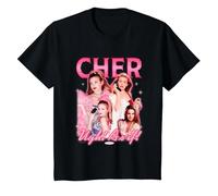Clueless Iconic Cher Ugh! As It! 90's Collage Chest Poster T-Shirt, Enfant, Noir, 6 Ans