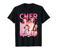 Clueless Iconic Cher Ugh! As It! 90's Collage Chest Poster T-Shirt, Homme, Noir, XXL