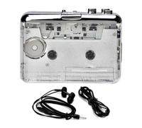Clueltes 1 Ensemble Lecteur Radio de Capture de Cassette USB vers MP3/CD Type-C Baladeur Audio Lecteur de Musique Enregistreur de Cassettes en Plastique
