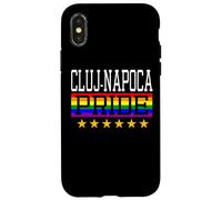 Cluj-Napoca Pride Drapeau Arc-en-Ciel Lesbienne Queer LGBT Coque pour iPhone X/XS