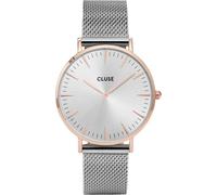 Cluse CL18116 La Bohème Mesh Rose Gold/Silver Armbanduhr