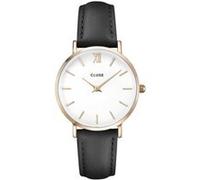 CLUSE Minuit Rose Gold White/Black 33m montre CL30003 Noir G