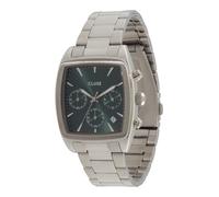 CLUSE Montre à affichage analogique 'Quartaut' vert foncé / argent / blanc, Taille One Size